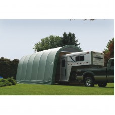 14' x 20' x 12' Round Style Shelter, Gray   554798074